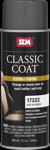 SEM 15813 Medium Dark Pewter Color Coat Spray Paint - 12 Oz. Aerosol Can