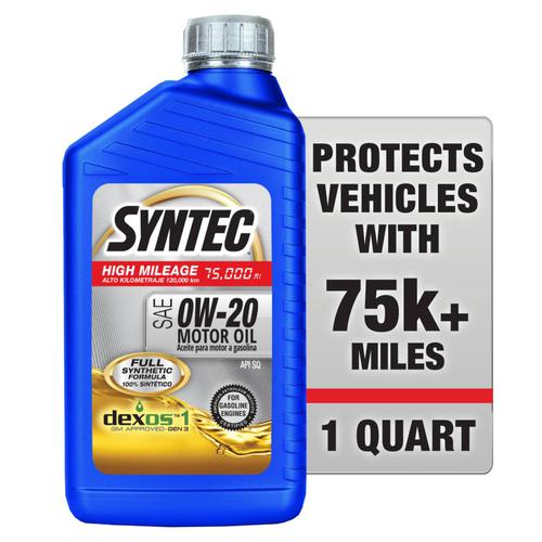いおり SYNTEC High Mileage Full Synthetic 0W-20 Motor Oil 1 Quart