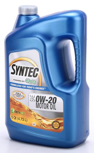 SYNTEC Full Synthetic Motor Oil 0W-20 5 Quart 15E8BB | O'Reilly Auto P