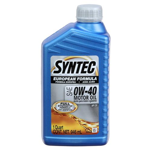 SYNTEC Full Synthetic Motor Oil 0W-40 1 Quart SYN040 | O