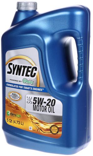 SYNTEC Synthetic Motor Oil 5W-20 5 Quart 15DB1B | O'Reilly Auto Parts