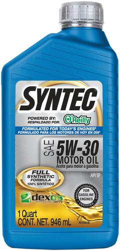 SYNTEC Synthetic Motor Oil 5W-30 1 Quart SYN530 | O'Reilly Auto Parts