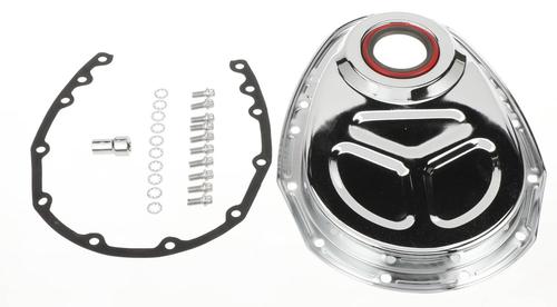 Spectre Performance Chrome-Plated Steel Timing Chain Cover