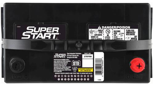 Super Start Premium Standard Flooded Top Post Battery Group Size
