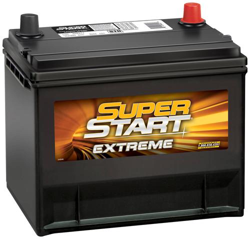 Super Start Extreme Standard Flooded Top Post Battery Group Size 86 86