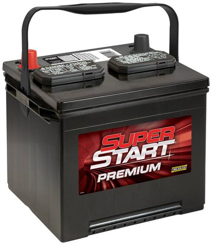 Super Start Premium Standard Flooded Top Post Battery Group Size 26R 2