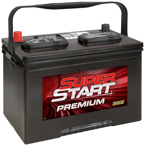 Super Start Premium Standard Flooded Top Post Battery Group Size 27F 2