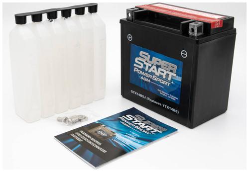 EXPERT POWER YTX14-BS AGM Battery – 12V 14Ah, 220 CCA, Maintenance Free