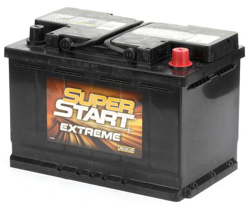 Super Start Extreme Standard Flooded Top Post Battery Group Size 48 H6