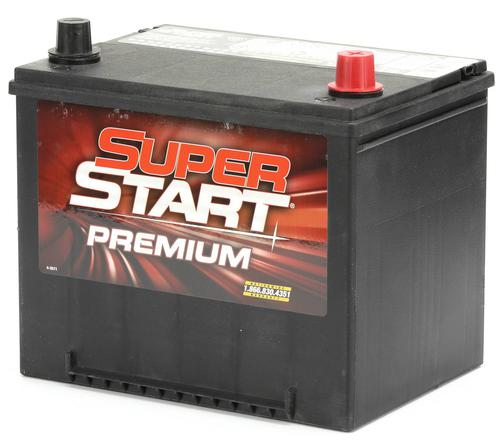 Super Start Premium Standard Flooded Top Post Battery Group Size 85 68