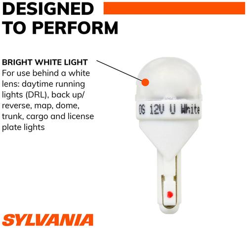 Sylvania super bright led 194 clearance