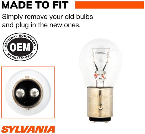 Kadiby 12 Pack 2357 Bulb Tail/Stop Long Life Light Bulbs 2357NA 2357NALL 2357LL 1157