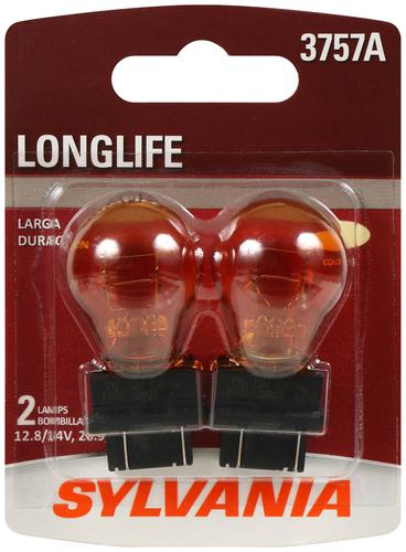 Sylvania Long Life 3157 Bulbs (2 Pack) – 27/8.3W For Rear Turn Signal, Parking, Tail Lights – 12V