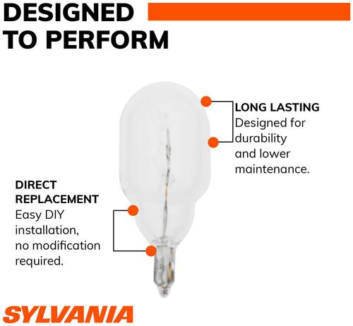 SYLVANIA 921 Long Life Incandescent Mini Bulb (Pack of 2 SYLVANIA 921 Long Life Incandescent Mini Bulb (Pack of 2