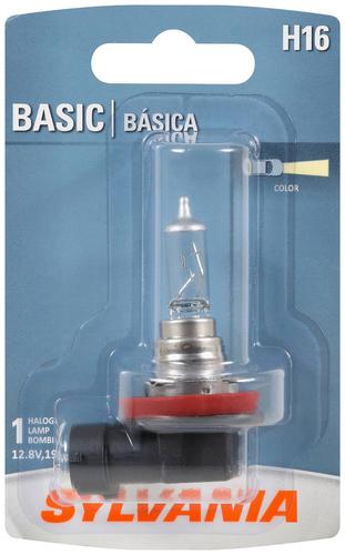 SYLVANIA H16 Basic Halogen Fog Light Bulb Pack of 1 H16BP O Reilly Auto Parts