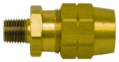 Tectran Manufacturing 3/8, 1/4 Inch 180 Degree Hose Fitting