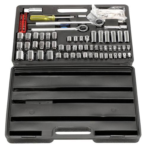 UltraSteel 97 Piece 1/4, 3/8 Inch Drive 6, 8 Point SAE, Metric