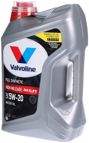 Valvoline Full Full Synthetic High Mileage With MaxLife Technology 5W-