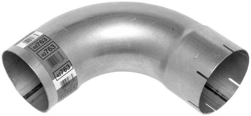 5 Inch Chrome 90° Exhaust Elbow Pipe – 15.5 Inch Arms, Clamp-On Tailpipe – GMR Racing