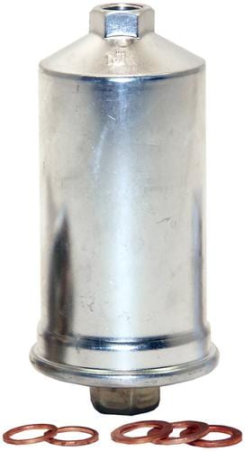 WIX 33033 Universal In-Line Fuel Filter - 3/8" Clamp-On Inlet/Outlet, Metal