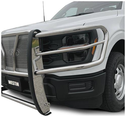 HDX Grille Guard For Chevy Silverado – Full Punch Plate, 2" Tube, Black Powder Coat - View #4