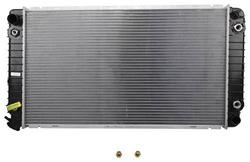 Majestic Auto Parts Radiator For 1993-2002 Cadillac Allante, DeVille, Eldorado, Seville (1-Row, Plastic/Aluminum)