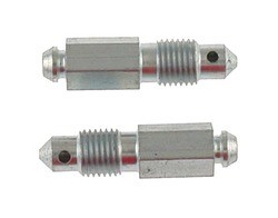 ZOK 5 PCS Brake Bleeder Screws Bleeders Caliper Bleeder Screw with Rubber Cap 7//16 inch-24 x 1 inch H9495-5
