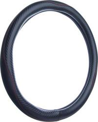 Custom Accessories Steering Wheel Cover Black, Red  image