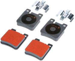 Evan-Fischer Rear Brake Pad Set For 2003-2009 Mercedes E320 E350 E500 – 2-Wheel Set, Organic, Pro-Line Series