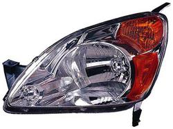WEELMOTO Chrome Headlights For 2002-2004 Honda CR-V – Pair Left & Right – DOT/SAE Certified