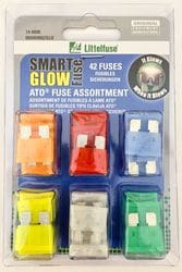 LITTELFUSE LITTLEFUSE 14-0000 ATO SMART GLOW FUSE KIT 42 P 5 10 15 20 25 30