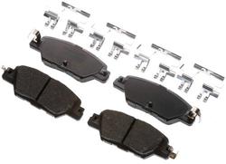 Detroit Axle Rear Ceramic Brake Pads With Hardware For Mazda CX-5 (2016-2023) - View #2