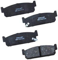 Wagner ThermoQuiet PD587 Ceramic Disc Pad Set Front