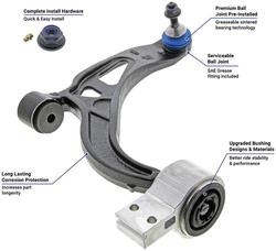 thumbnail image 2 of Front Right Lower Control Arm & Ball Joint Assembly For Ford Explorer 2011-2018 – METRIX 2 of 4