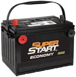 Super Start Economy Automotive Top Post, Side Post Battery Group Size 75/86 525 CCA 85 Minute RC  image