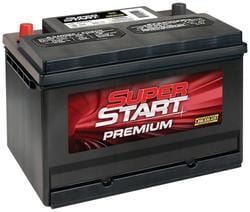 Super Start Premium Standard Flooded Top Post Battery Group Size 42 T5 500 CCA 75 Minute RC  image
