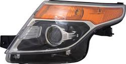 TYC Passenger Side Headlight Assembly For 2011-2015 Ford Explorer - RH, Halogen, Includes Bulb & Socket