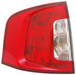 KarParts360 For Ford Edge 2011 2012 2013 2014 Tail Light Assembly Passenger Side | Red And Clear Lens | Sport Model | With Bulbs | Replacement For FO2801222 | BT4Z13404A