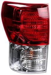 Driver Side Tail Light Assembly For Toyota Tundra 2010-2013 - Direct Fit With Bulbs