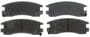 ACDelco Rear Ceramic Brake Pads