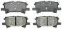 ACDelco Rear Semi-Metallic Brake Pads