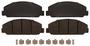 ACDelco Front Semi-Metallic Brake Pads