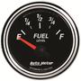 Auto Meter Designer Black 2-1/16 Inch Fuel Level Gauge