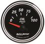 Auto Meter Designer Black 2-1/16 Inch Oil Pressure Gauge