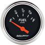 Auto Meter Designer Black 2-1/16 Inch Fuel Level Gauge