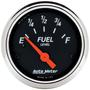 Auto Meter Designer Black 2-1/16 Inch Fuel Level Gauge