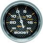 Auto Meter Carbon Fiber 2-5/8 Inch Boost/Vacuum Gauge