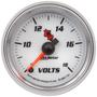 Auto Meter C2 2-1/16 Inch Voltmeter Gauge