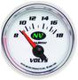 Auto Meter NV 2-1/16 Inch Voltmeter Gauge