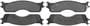 BrakeBest Front Semi-Metallic Brake Pads